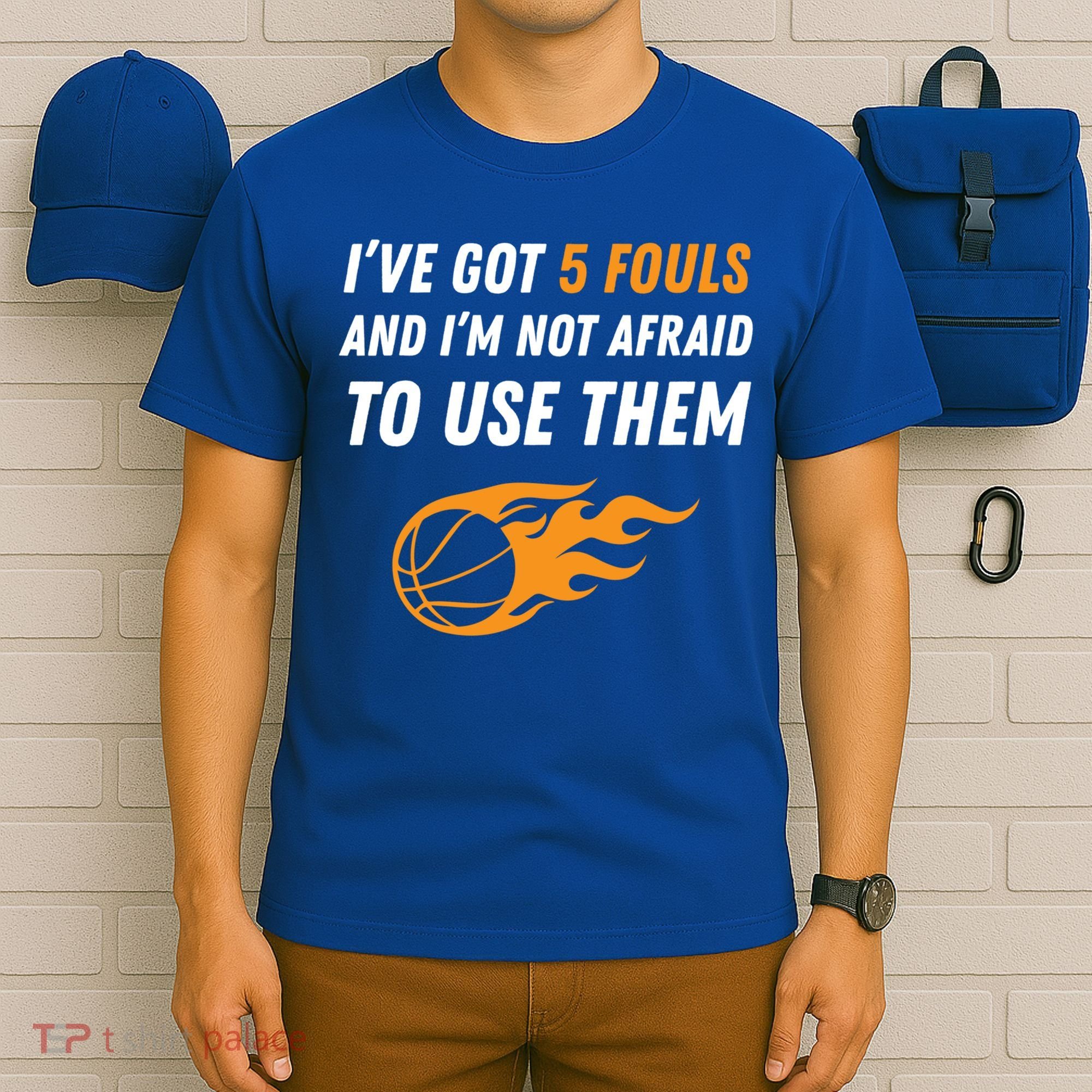 Funny Basketball Funny Gift 5 Fouls T-Shirt