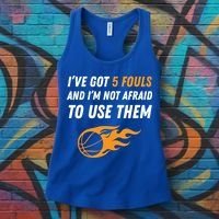 Funny Basketball Funny Gift 5 Fouls Women's Tank Top thumb 3