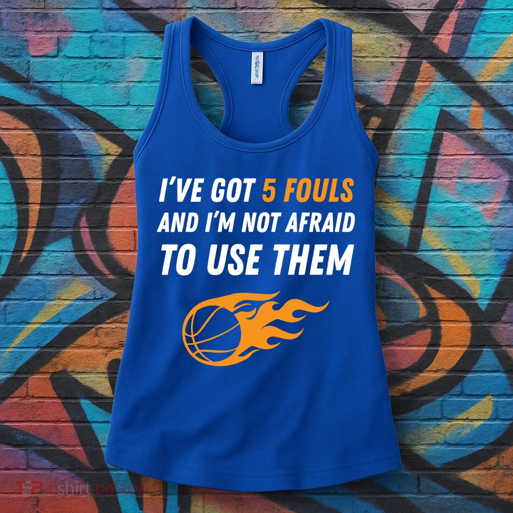 Funny Basketball Funny Gift 5 Fouls Women's Tank Top
