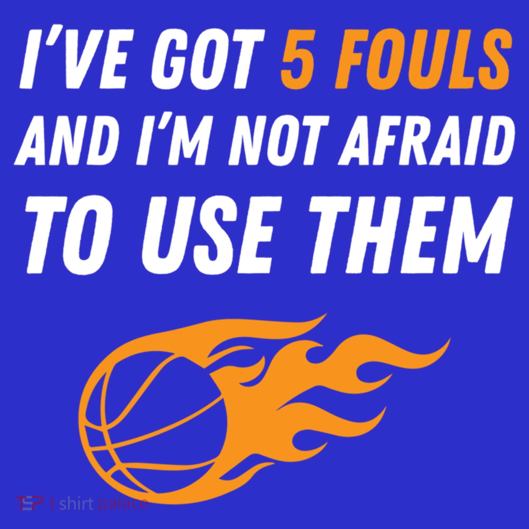 Funny Basketball Funny Gift 5 Fouls Women's Tank Top