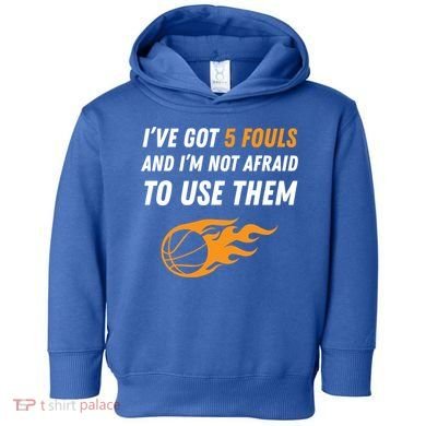 Funny Basketball Funny Gift 5 Fouls Toddler Hoodie
