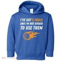 Funny Basketball Funny Gift 5 Fouls Toddler Hoodie thumb 0