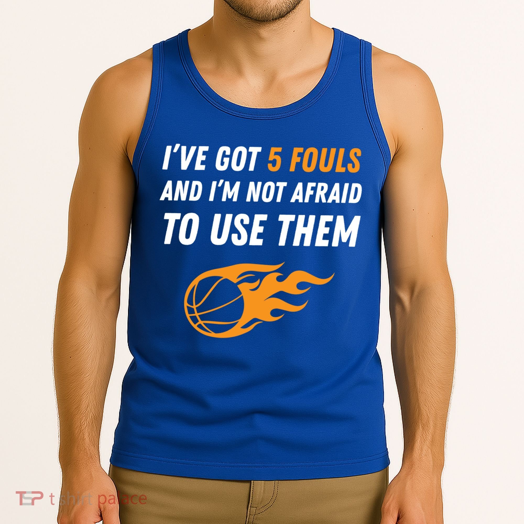 Funny Basketball Funny Gift 5 Fouls Tank Top