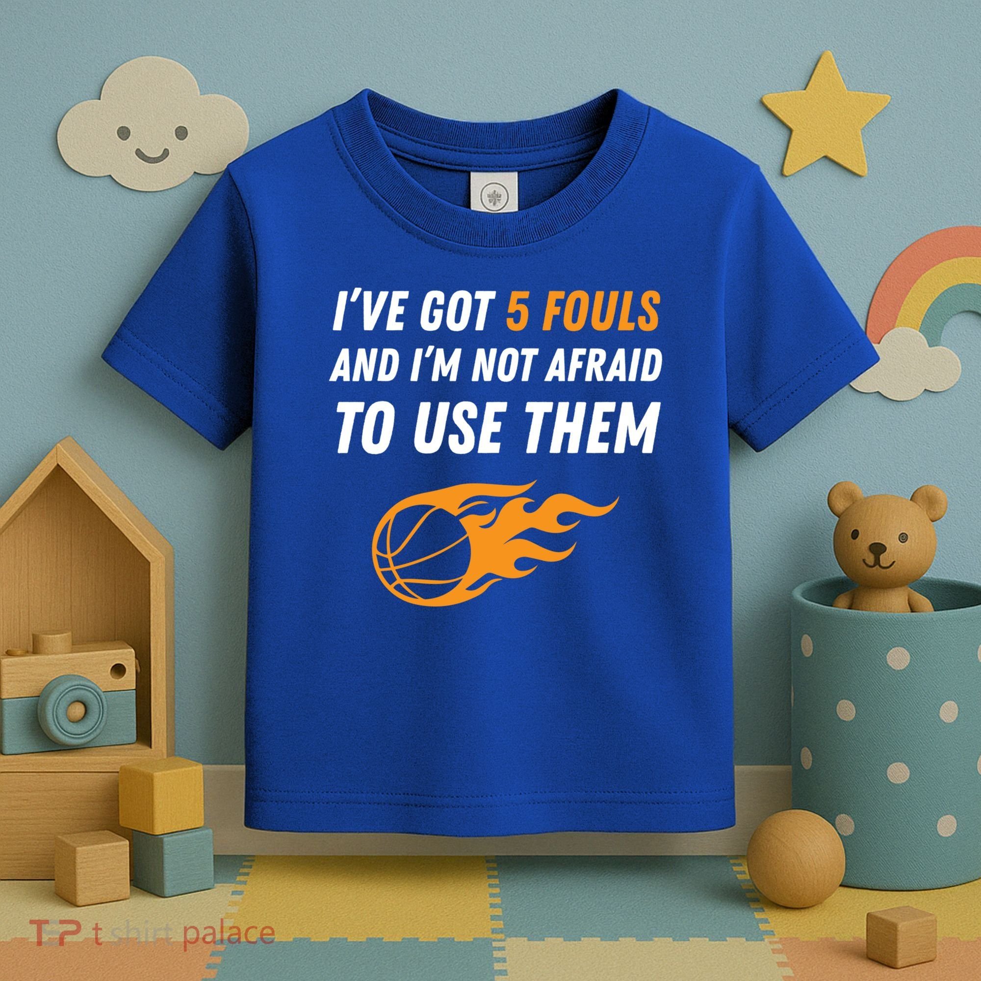 Funny Basketball Funny Gift 5 Fouls Toddler T-Shirt