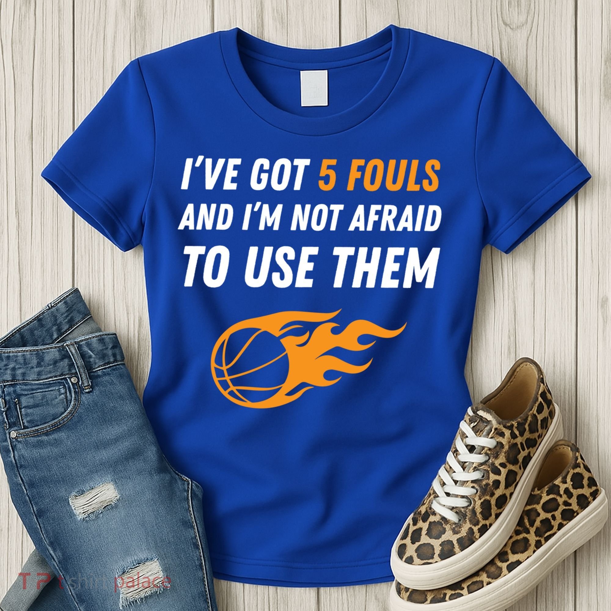 Funny Basketball Funny Gift 5 Fouls Women's T-Shirt