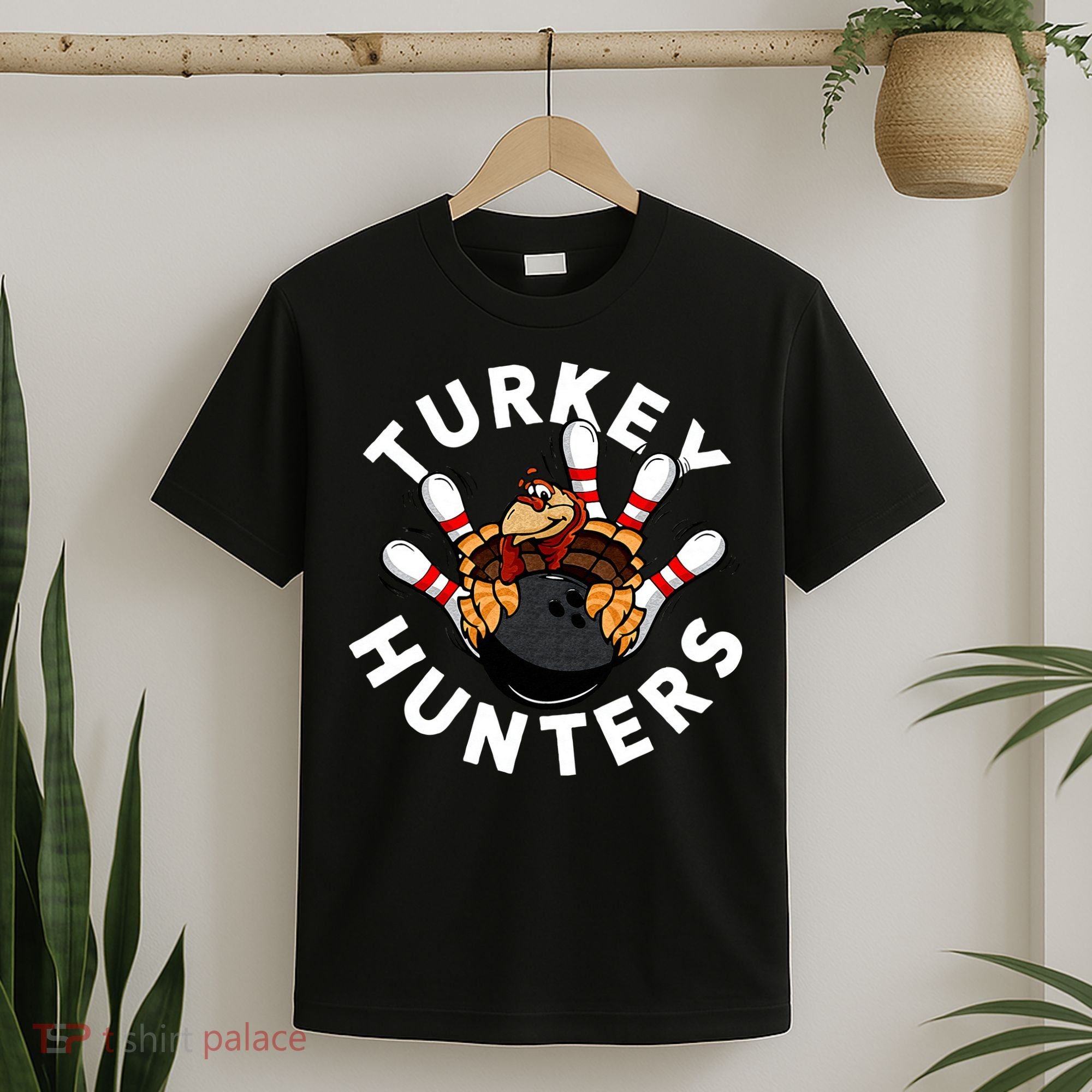 Funny Bowling For Or Adults Turkey Hunters T-Shirt