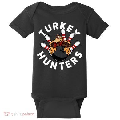 Funny Bowling For Or Adults Turkey Hunters Baby Bodysuit