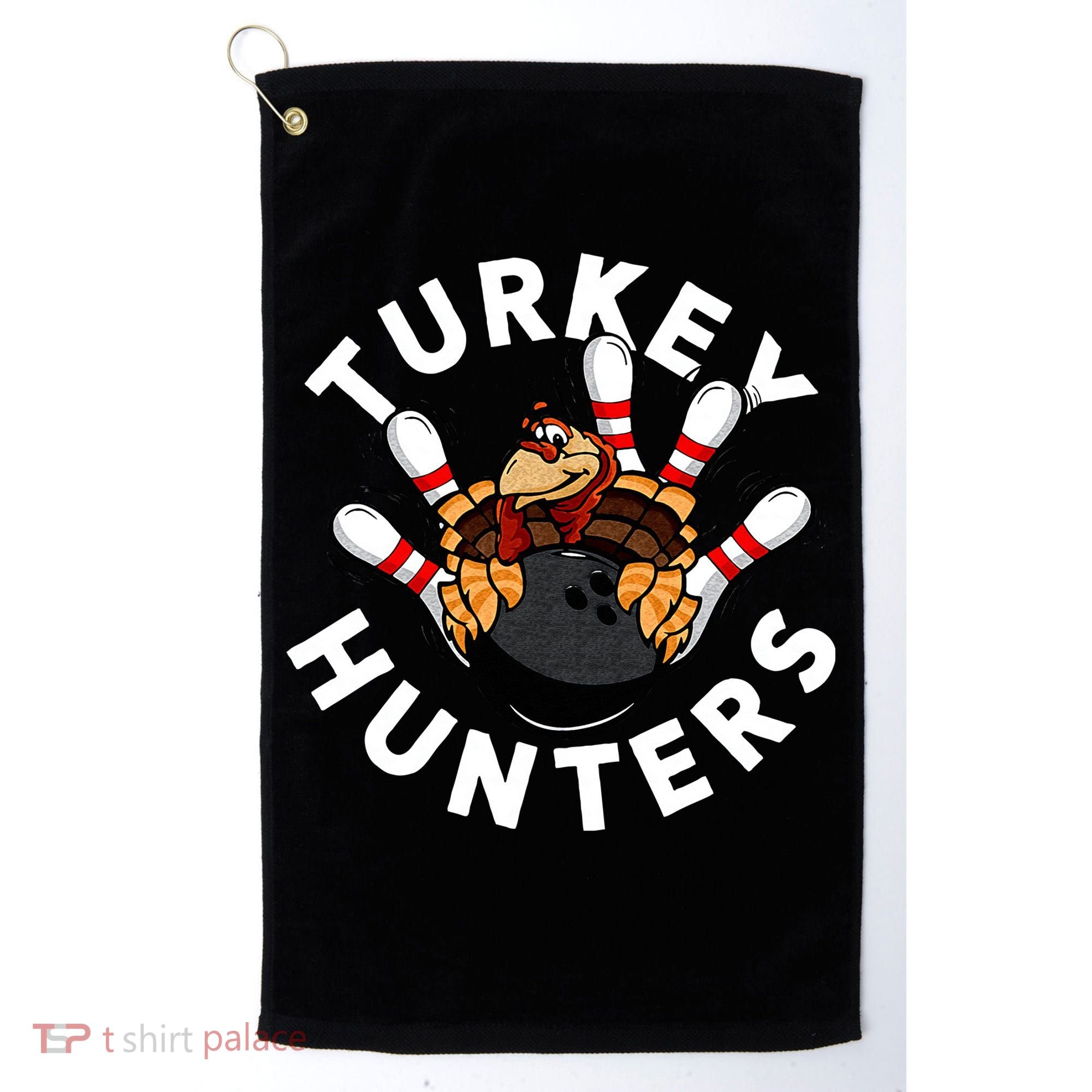 Funny Bowling For Or Adults Turkey Hunters Golf Towel