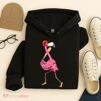 Flamingo Baseball Flamingo Playing Baseball Flamingo Hoodie thumb 4