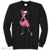 Flamingo Baseball Flamingo Playing Baseball Flamingo Sweatshirt thumb 0