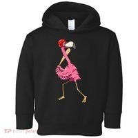 Flamingo Baseball Flamingo Playing Baseball Flamingo Toddler Hoodie thumb 0