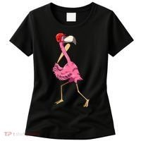 Flamingo Baseball Flamingo Playing Baseball Flamingo Women's T-Shirt thumb 0