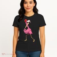 Flamingo Baseball Flamingo Playing Baseball Flamingo Women's T-Shirt thumb 4