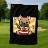 French Bulldog Golf Towel thumb 1