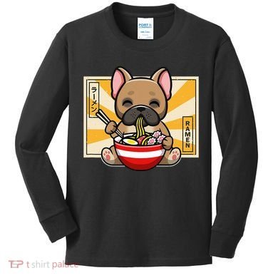 French Bulldog Kids Long Sleeve Shirt