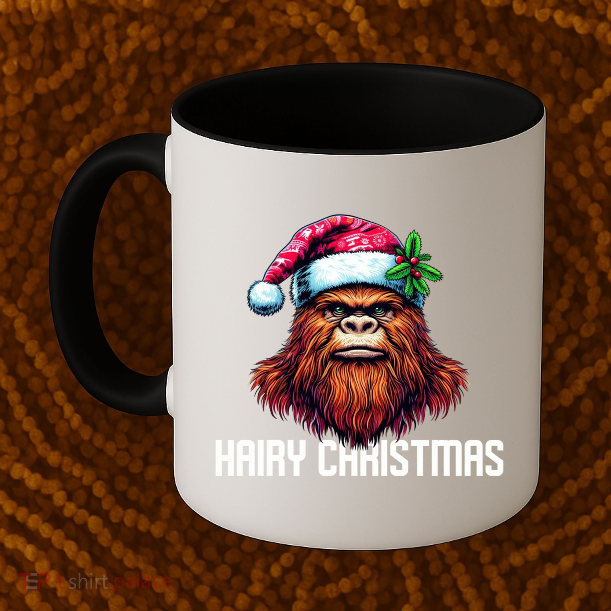 Funny Big Foot Hairy Christmas Cool Gift Coffee Mug