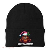 Funny Big Foot Hairy Christmas Cool Gift Beanie thumb 0