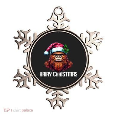 Funny Big Foot Hairy Christmas Cool Gift Ornament