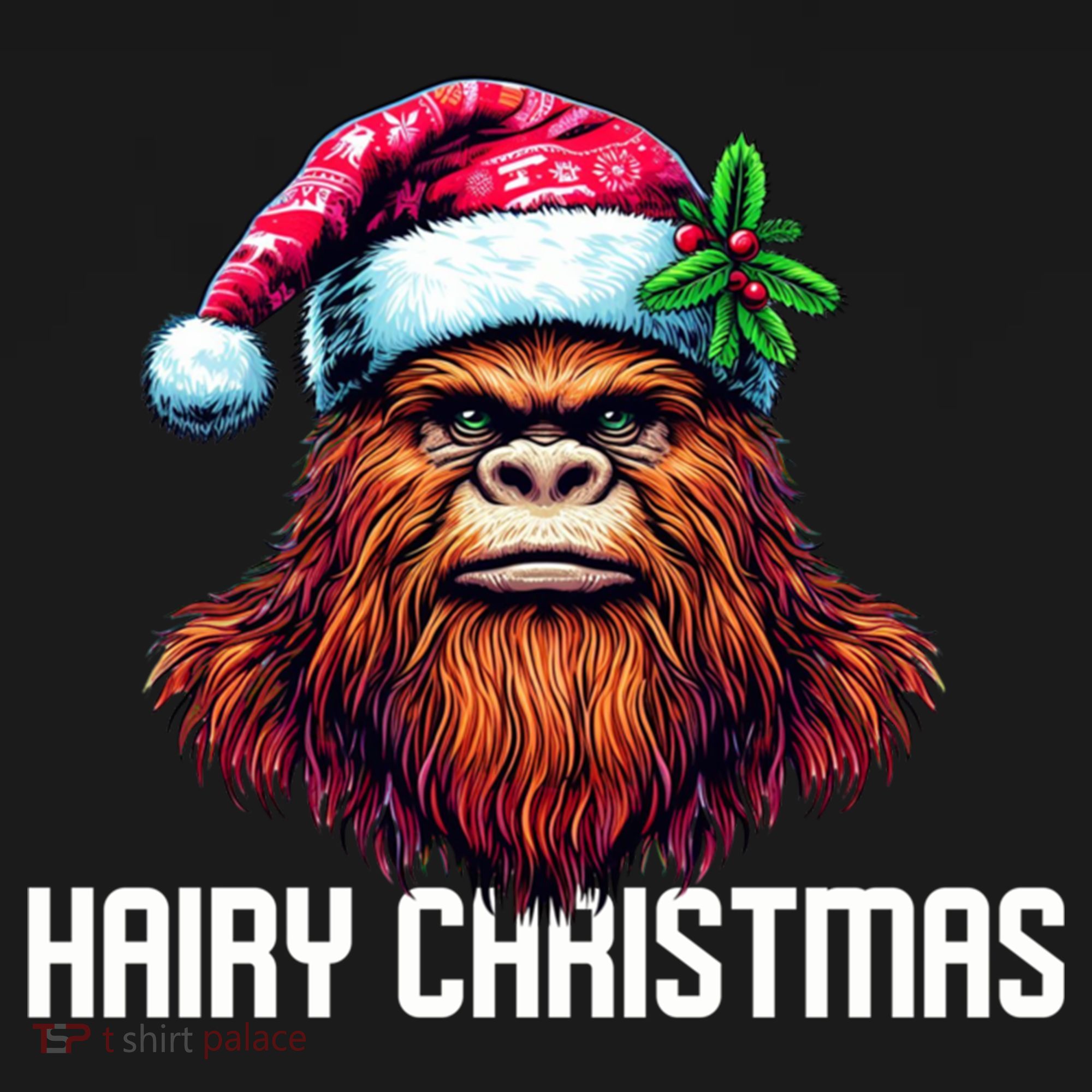 Funny Big Foot Hairy Christmas Cool Gift Ornament