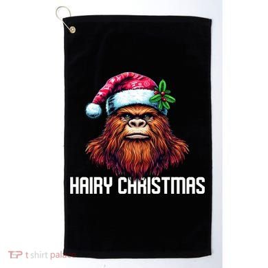 Funny Big Foot Hairy Christmas Cool Gift Golf Towel