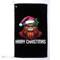 Funny Big Foot Hairy Christmas Cool Gift Golf Towel thumb 0