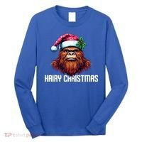 Funny Big Foot Hairy Christmas Cool Gift Long Sleeve Shirt thumb 0