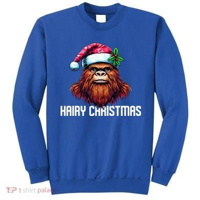 Funny Big Foot Hairy Christmas Cool Gift Sweatshirt