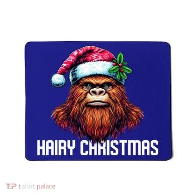 Funny Big Foot Hairy Christmas Cool Gift Mousepad