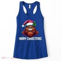 Funny Big Foot Hairy Christmas Cool Gift Women's Tank Top thumb 0