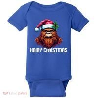 Funny Big Foot Hairy Christmas Cool Gift Baby Bodysuit thumb 0