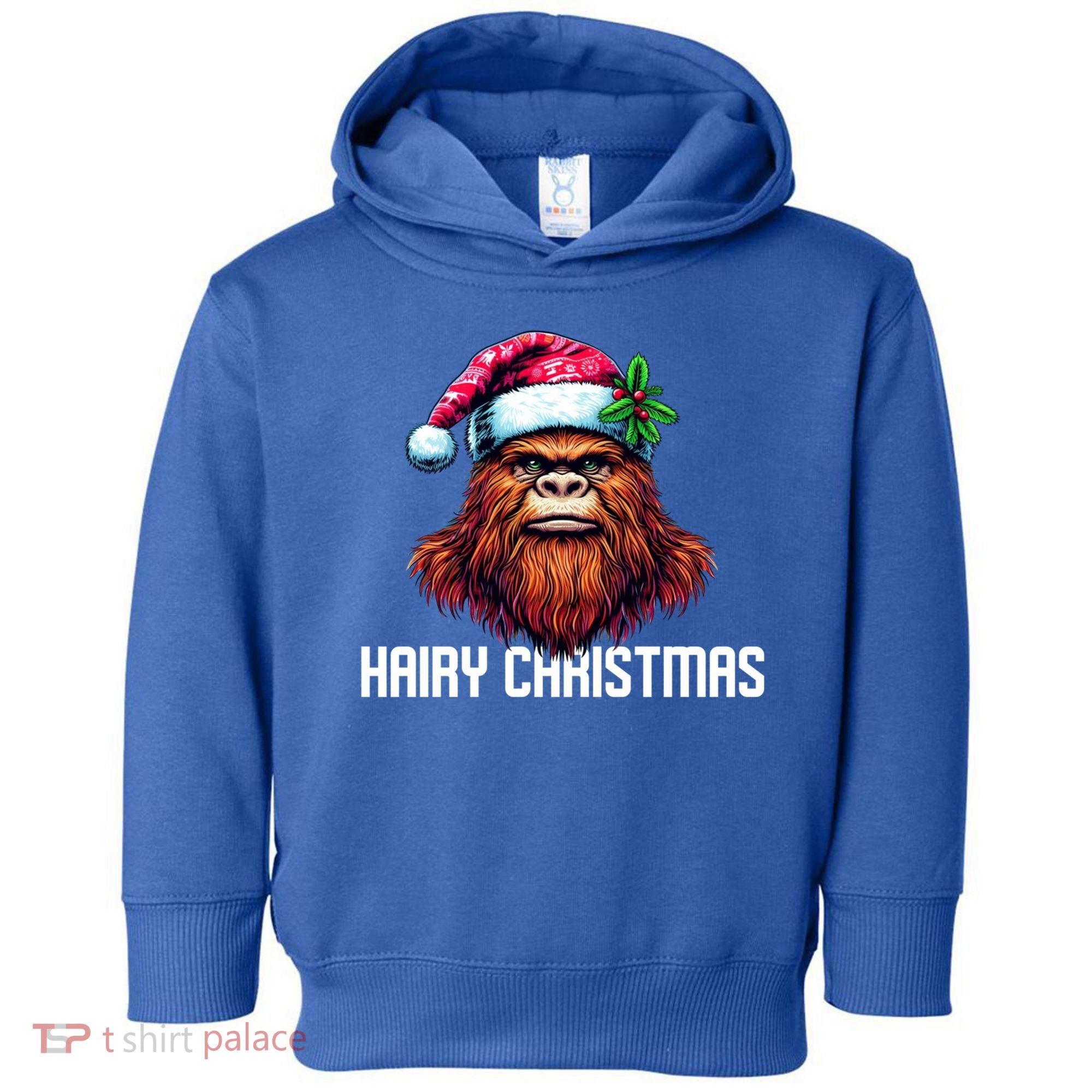 Funny Big Foot Hairy Christmas Cool Gift Toddler Hoodie