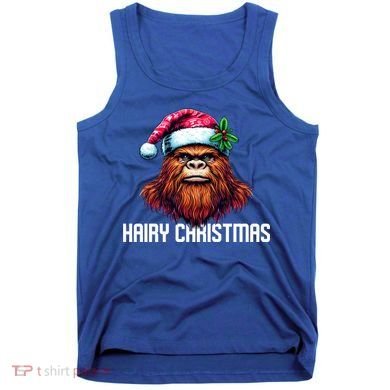 Funny Big Foot Hairy Christmas Cool Gift Tank Top