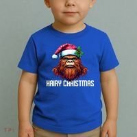 Funny Big Foot Hairy Christmas Cool Gift Toddler T-Shirt thumb 2