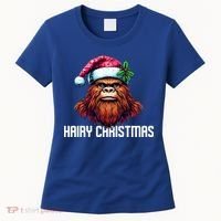 Funny Big Foot Hairy Christmas Cool Gift Women's T-Shirt thumb 0