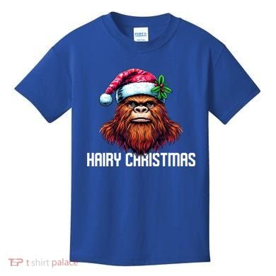 Funny Big Foot Hairy Christmas Cool Gift Kids T-Shirt
