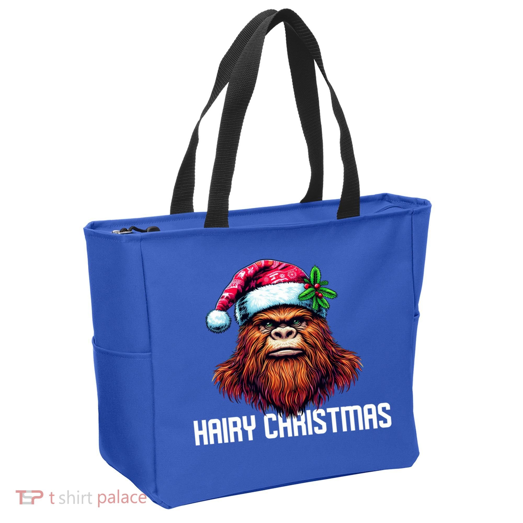 Funny Big Foot Hairy Christmas Cool Gift Tote Bag