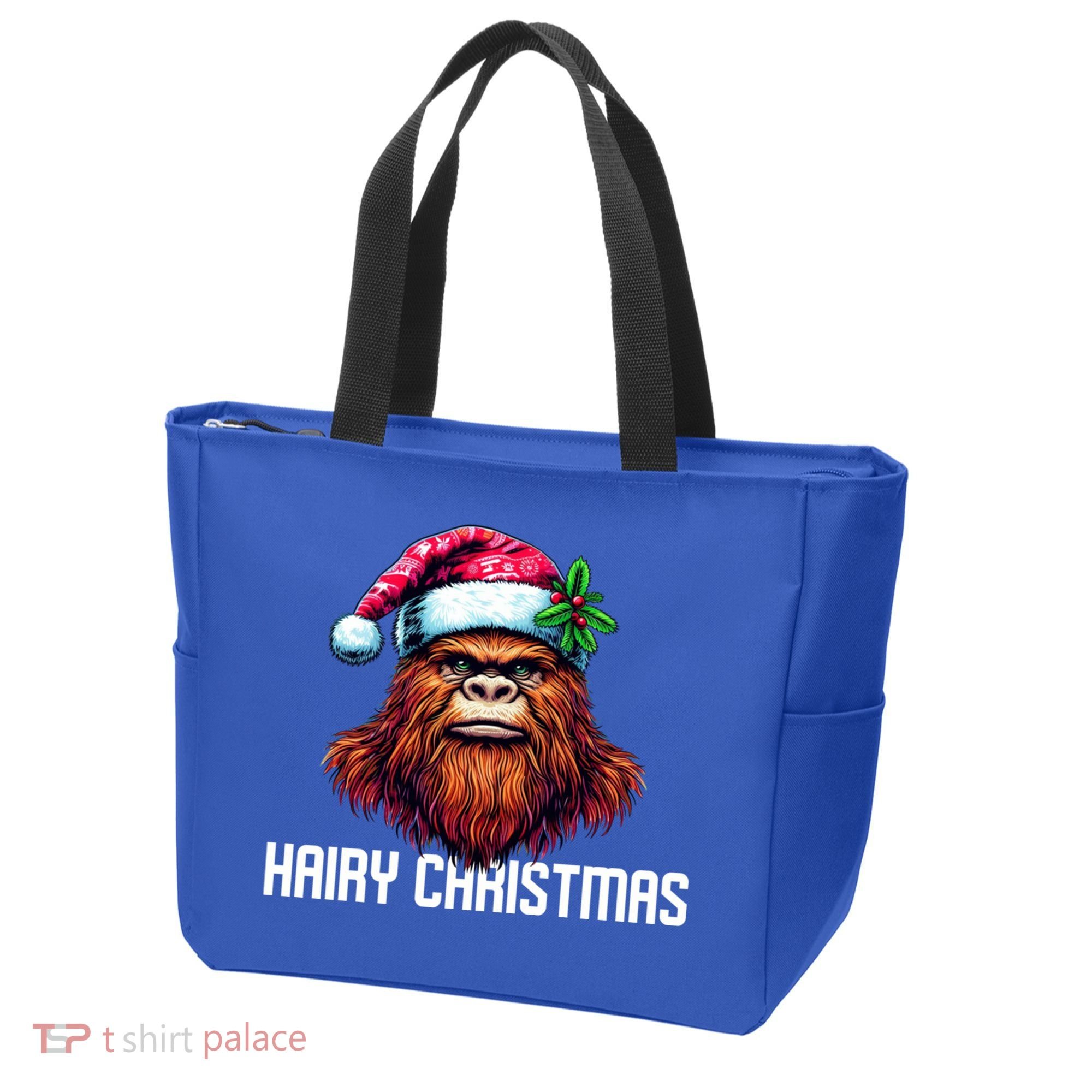 Funny Big Foot Hairy Christmas Cool Gift Tote Bag