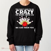 Funny Bowling For Women Bowler Team Bowling Target Spare Women's Sweatshirt thumb 0