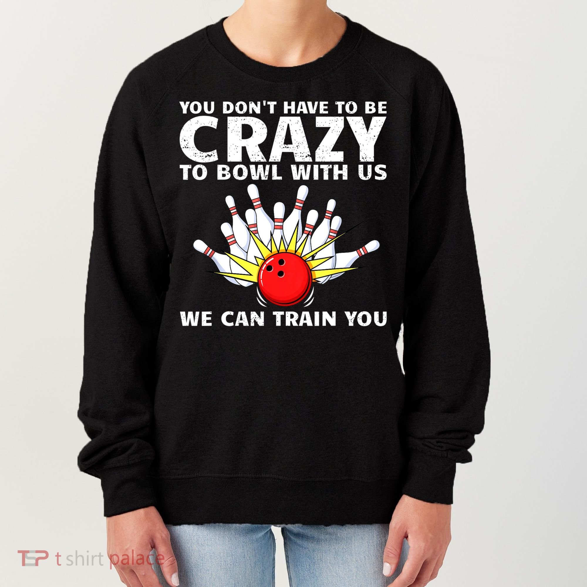Funny Bowling For Women Bowler Team Bowling Target Spare Women's Sweatshirt