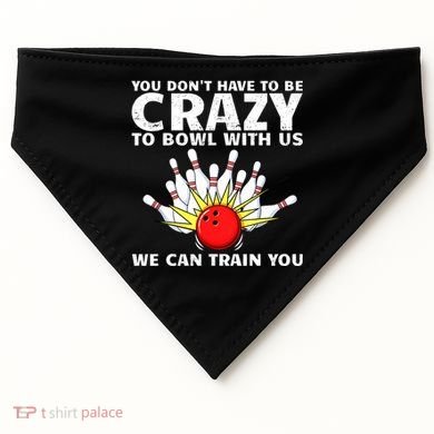 Funny Bowling For Women Bowler Team Bowling Target Spare USA-Made Doggie Bandana