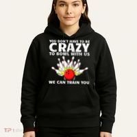 Funny Bowling For Women Bowler Team Bowling Target Spare Hoodie thumb 5