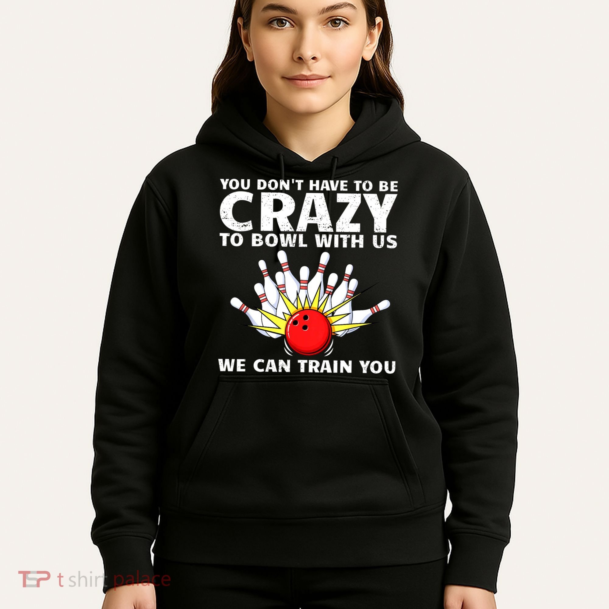 Funny Bowling For Women Bowler Team Bowling Target Spare Hoodie