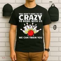 Funny Bowling For Women Bowler Team Bowling Target Spare T-Shirt thumb 6