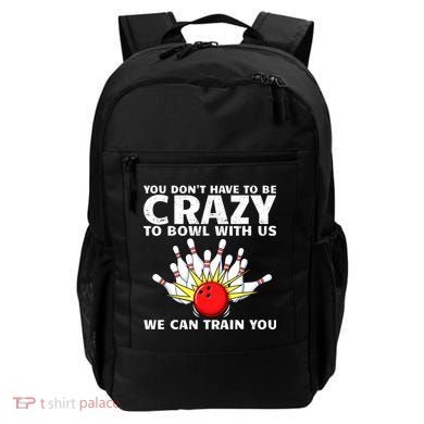 Funny Bowling For Women Bowler Team Bowling Target Spare Backpack