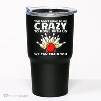Funny Bowling For Women Bowler Team Bowling Target Spare Tumbler thumb 0