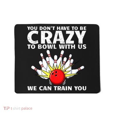 Funny Bowling For Women Bowler Team Bowling Target Spare Mousepad