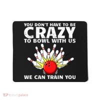 Funny Bowling For Women Bowler Team Bowling Target Spare Mousepad thumb 0