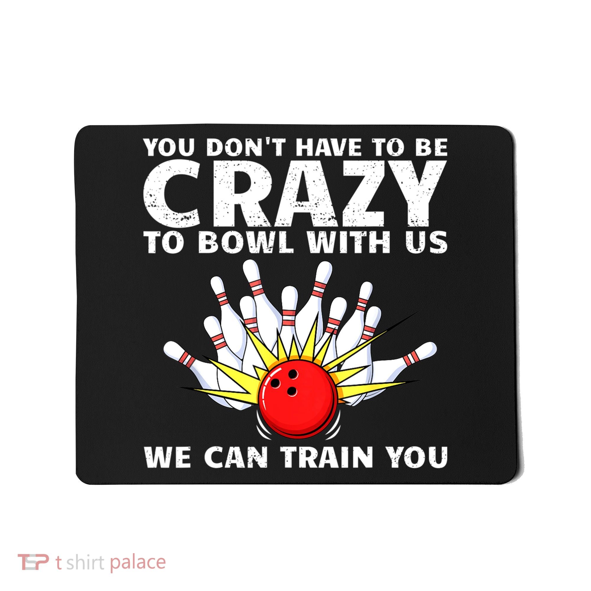 Funny Bowling For Women Bowler Team Bowling Target Spare Mousepad