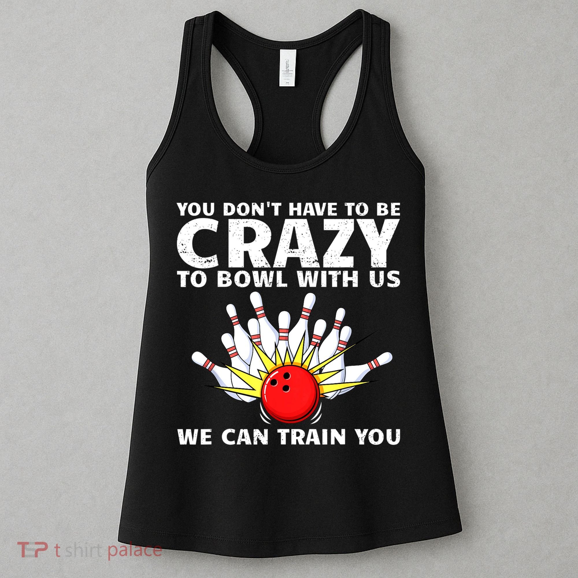 Funny Bowling For Women Bowler Team Bowling Target Spare Women's Tank Top