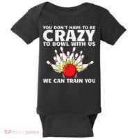 Funny Bowling For Women Bowler Team Bowling Target Spare Baby Bodysuit thumb 0